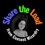 logo for the Share the Load podcast